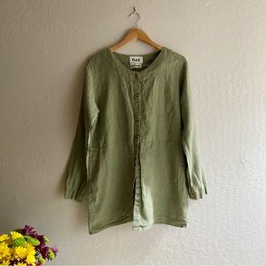 FLAX 100% Linen Overcoat